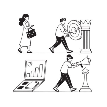 Business Strategy and Communication: A Visual Representation
