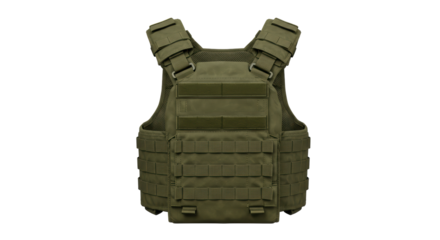 Isolated Bulletproof Vest