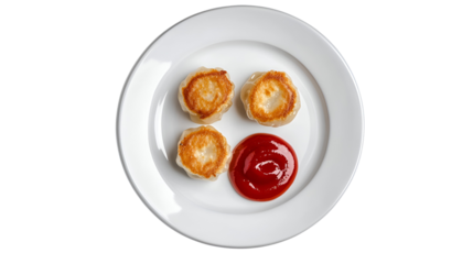 Full frame shot of freshly homemade raw Chinese dumplings arranged in tight rows on a bamboo kitchen plate