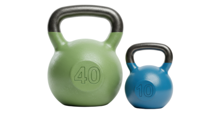 Isolated Two Kettlebells