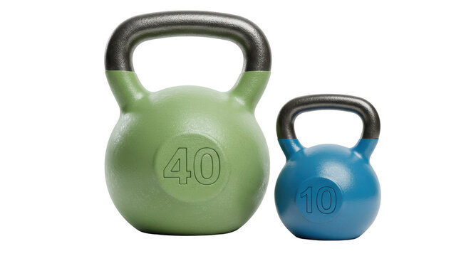 Isolated Two Kettlebells