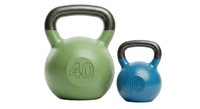 Isolated Two Kettlebells
