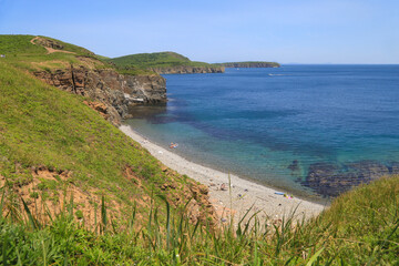 Beautiful seascape in Vladivostok, Primorskiy krai