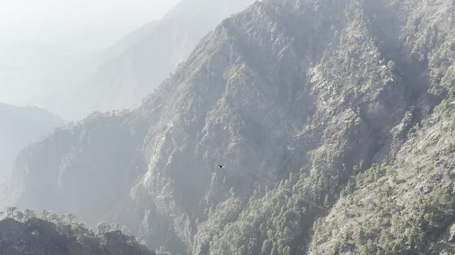 Cinematic footage capturing the spiritual journey and vibrant atmosphere of the Vaishno Devi pilgrimage in Katra, nestled in the scenic Trikuta Mountains of Jammu and Kashmir.