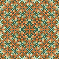 Colorful vintage floral fabric pattern for printing on fabrics, pillows, blankets, scarves.