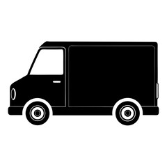 vector delivery van