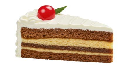 Isolated Cake Slice