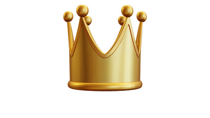 Golden Crown Symbol Signifying Royalty Nobility