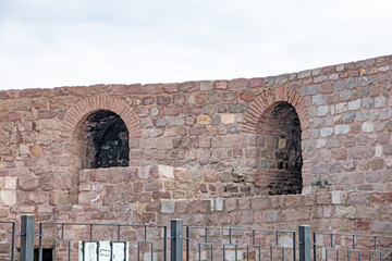 Ancient Roman Archway: Historical Stone Wall Structure