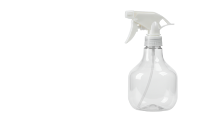 Isolated Empty Plastic Spray Bottle