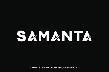 Display alphabet font vector design suitable for headline, poster, logo, magazine and many more
