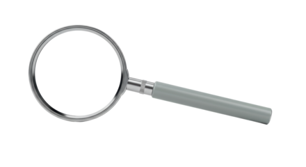 Isolated Magnifying Glass