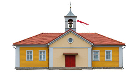 Isolated Small Village Church