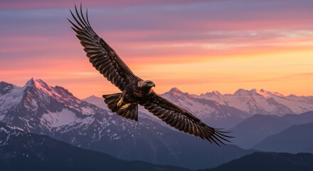 Fototapeta premium eagle in flight