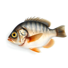 fish isolated on white seafood