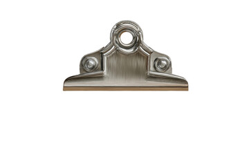 PNG Metallic clipboard clip for document organization and office use