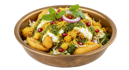 Isolated Indian Street Food