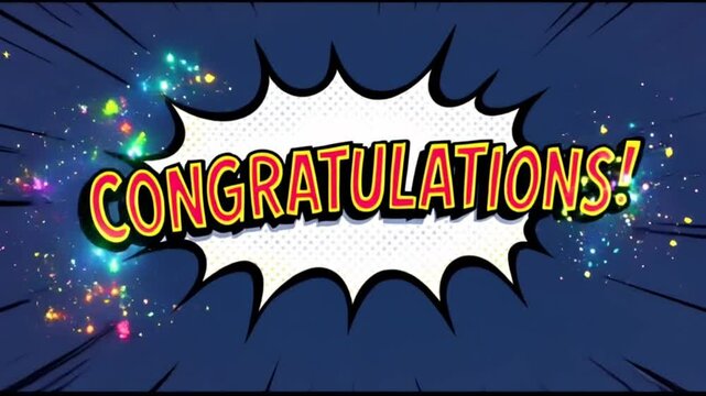 Congratulations! Celebrate Success with this Festive Design