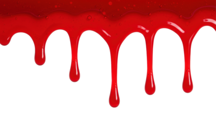 Isolated Dripping Blood