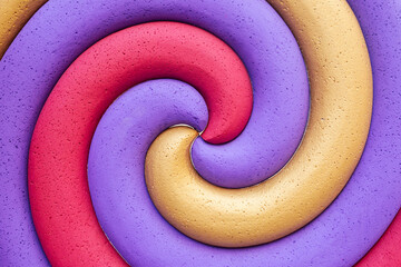 Hypnotic spiral as background texture, pattern.