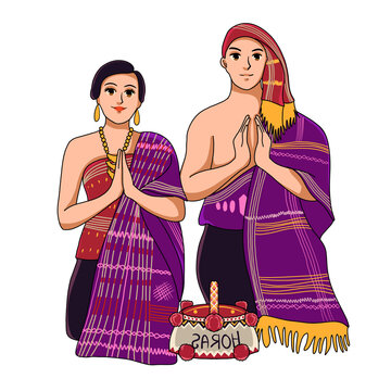 traditional clothes of the Batak tribe, ulos clothes