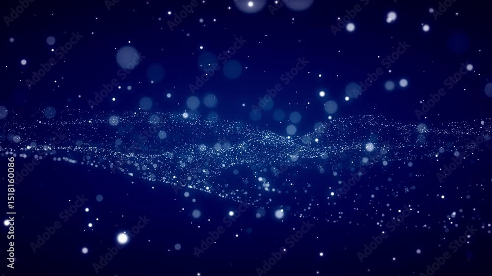 Wall mural real dust particles floating in the air - macro slow motion shot, ideal for dust particles backgroun