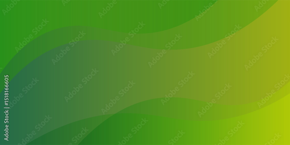 Poster green abstract background. smooth curve shape graphic. elegant clean soft texture. modern design. su