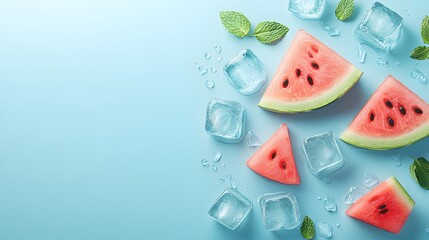 Summer chilled watermelon
