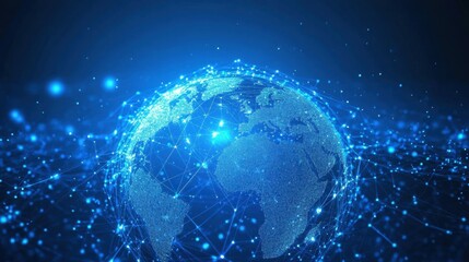 Fototapeta premium Global Network Connection.
