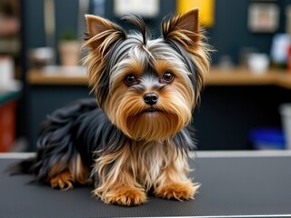 Zoo Grooming of a Yorkshire Terrier - Pet Care Routine
