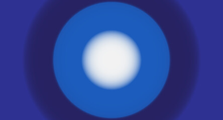 Abstract Blue Concentric Circles Background