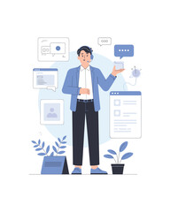 Customer service representative online support agent