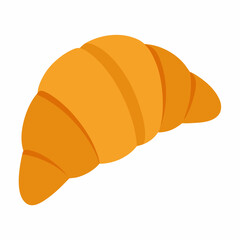 croissant isolated on white background