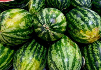 Watermelon, red watermelon, fruit, sweet watermelon, watermelon flesh