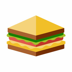 sandwich with cheese and ham