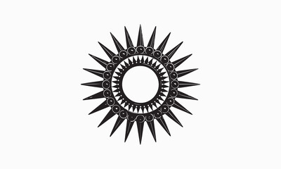 ribal Sunburst Tattoo Art