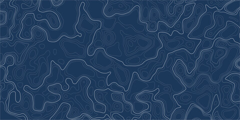 Line of topography background. Blue topographic map concept with space for your copy. Cartography concept background. Map mockup infographics. World map Template. Stock vector illustration