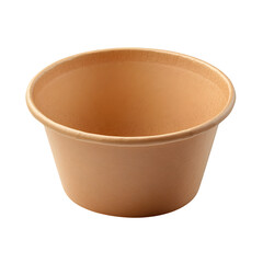 clay pot isolated on white background