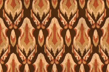 abstract seamless motif fabric patterns, abstract ikat, carpet, fabric, batik