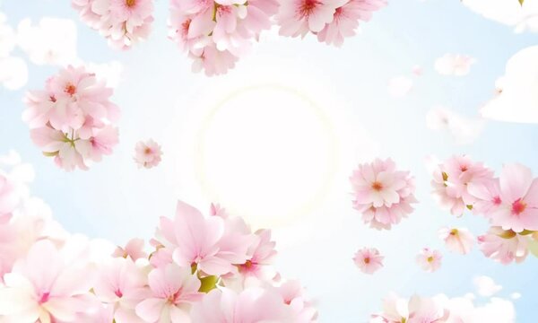 cherry blossom border