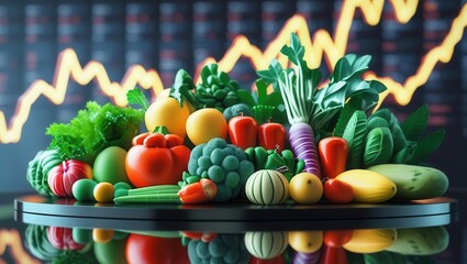 Harvesting fresh vegetables market trends visual content urban farming close-up organic growth insights