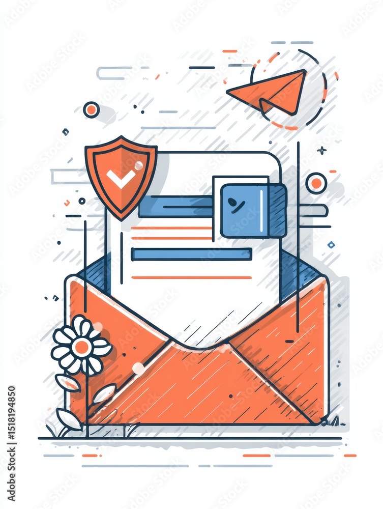 Leinwandbilder firewall protects against harmful messages while allowing friendly communications to pass through se