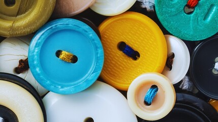 A vibrant still life of colorful plastic bottles and containers, including blue and yellow, creating an abstract palette of isolated colors perfect for a food or drink-related design