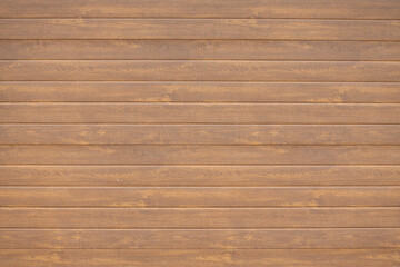 Fototapeta premium Wood grain style garage door with horizontal panels