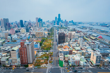 Fototapeta premium Kaohsiung – Best Travel Destination in Southern Taiwan with Iconic Landmarks and Cityscape Views