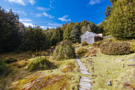 Du Cain Hut built by Patrick Joseph &lsquo;Paddy&rsquo; Hartnett on the Overland Track