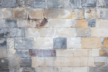 Light and dark stone masonry wall background