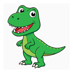 Cartoon dinosaur vector