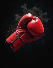 red boxing gloves