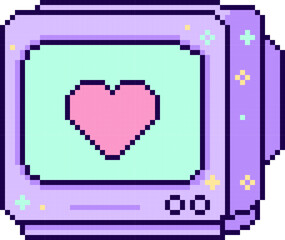 Pixel Illustration of TV